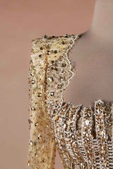 Gilded Corset Column