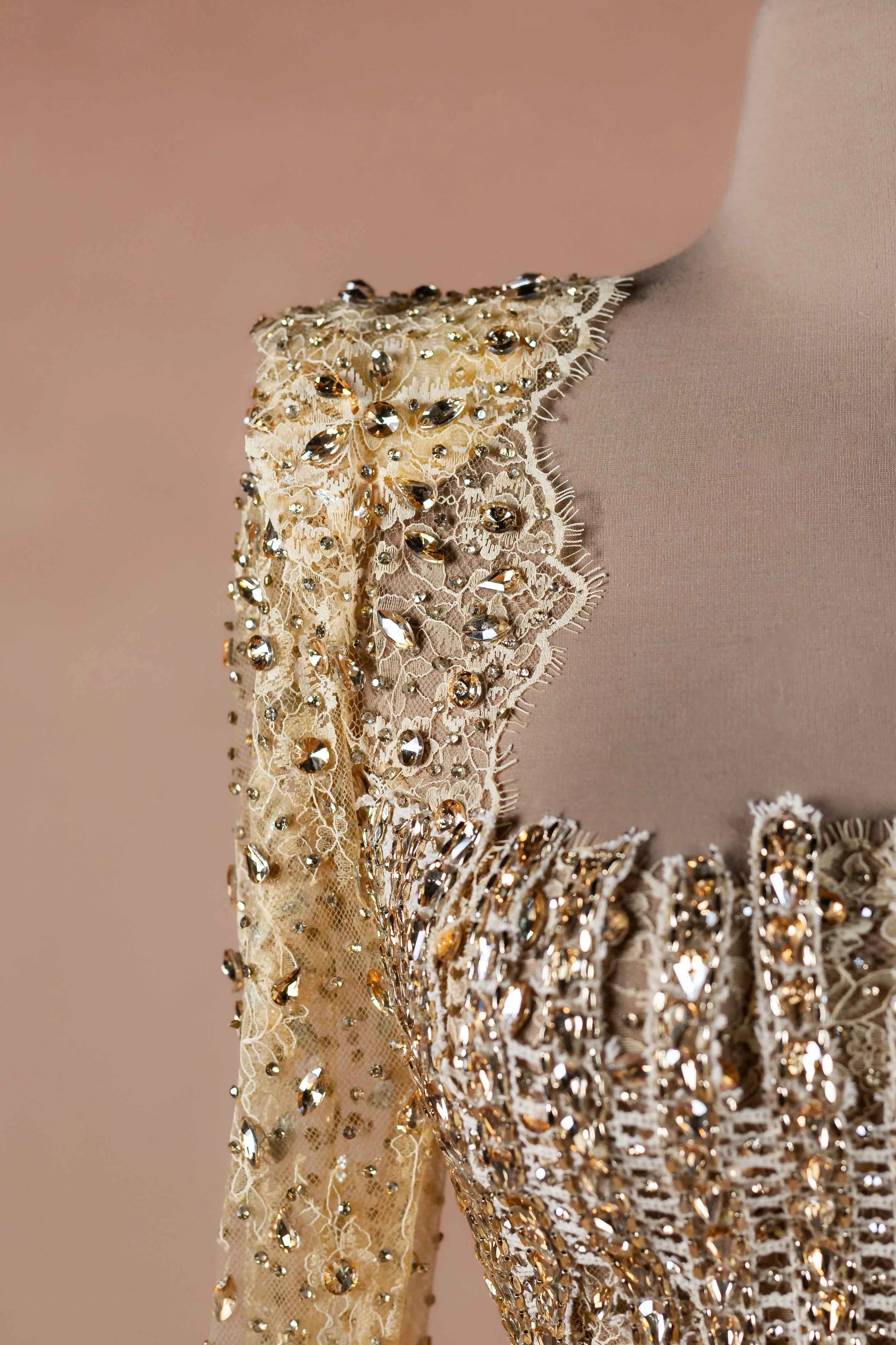 Gilded Corset Column